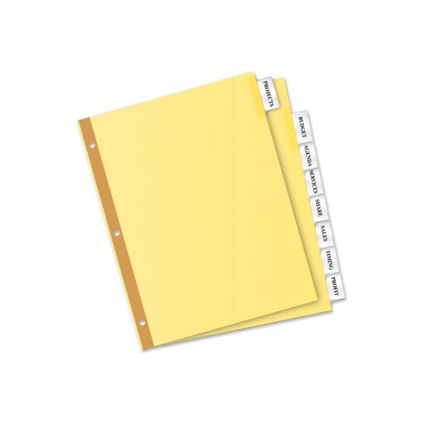 Avery Dennison Avery Worksaver Insertable Divider Value Pack, Printon